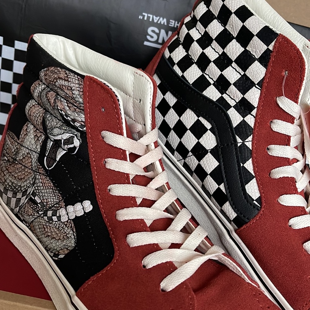 Vans Sk8-Hi Desert Snake/Chili Oil sneakers WMNS - Picture 8 of 16